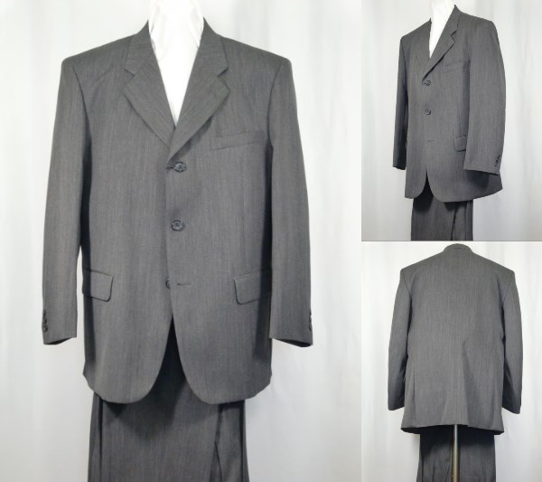 ★☆ AB8-94 シングル3B スーツ 新品 秋冬 鼠ドビー 日本製☆★拍卖