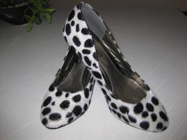 ★美品/USED★EXE BISGINA/ハラコ超調/アニマル柄/パンプス★LL★拍卖