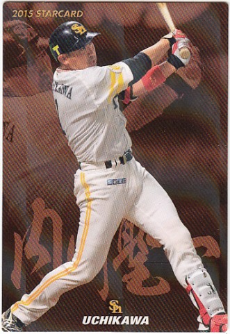 ▽15年カルビー▽スターカード▽No.S-25▽内川聖一▽拍卖