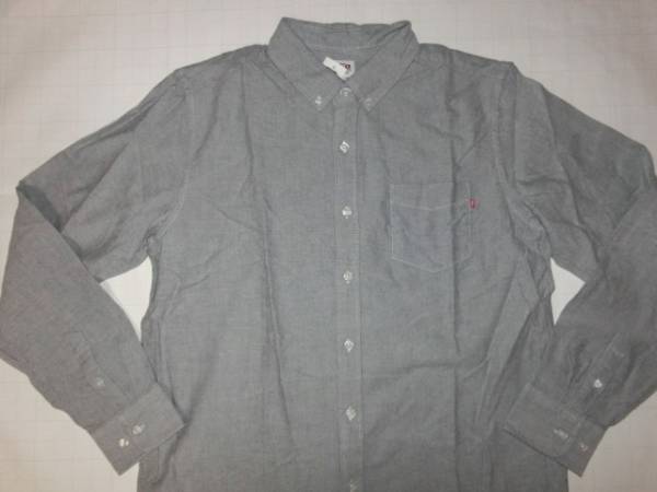 USA購入 オベイ【OBEY】シンプルデザイン ダンガリーシャツUS L拍卖