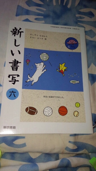 【3】11●中古●新しい書写6●小学校●教科書拍卖