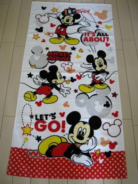 1.【新品】ミッキー*キッズバスタオル拍卖
