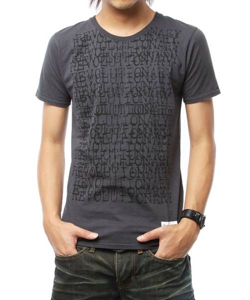 新品未使用半袖TシャツサイズL【VANQUISHリピートREVO VGC423】グレー メンズ 紳士拍卖