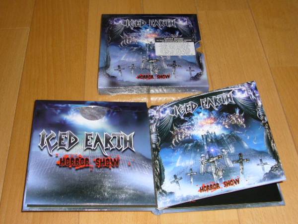 輸入限定盤 ICED EARTH / HORROR SHOW BOXケース ボーナスCD付 ブックレットジャケット仕様拍卖