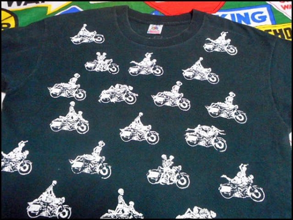 《スカルライダー》Made in USA製アメリカ製Fruit of the Loomフルーツオブザルームビンテージ四十八手スカルライダーSEXプリントTシャツ黒拍卖