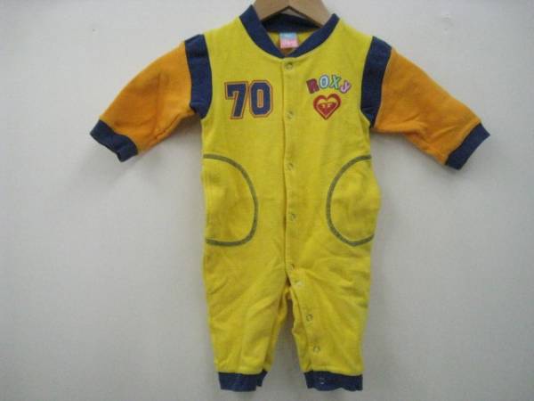 ROXY ロキシー ロンパース 子供服 ベビー黄色 80cm拍卖