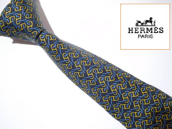 (10)★HERMES エルメス★ネクタイ/3拍卖