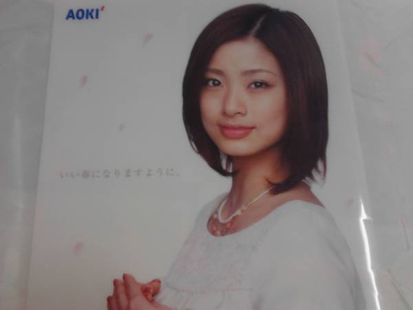 上戸彩 クリアファイル AOKI フレッシャーズフェア 拍卖