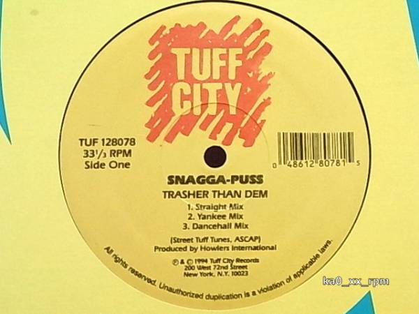 ★☆Snagga-Puss「Trasher Than Dem c/w Love Gal Pickney」☆★5点以上で送料無料!!!拍卖