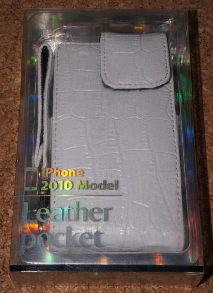 ☆新品☆radius iPhone4 レザーポケット ホワイト拍卖