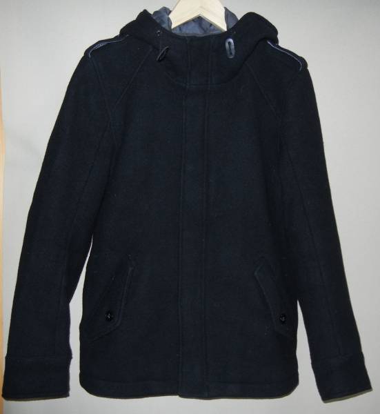 HARE ウール フード ジャケット 黒 L ハレ拍卖