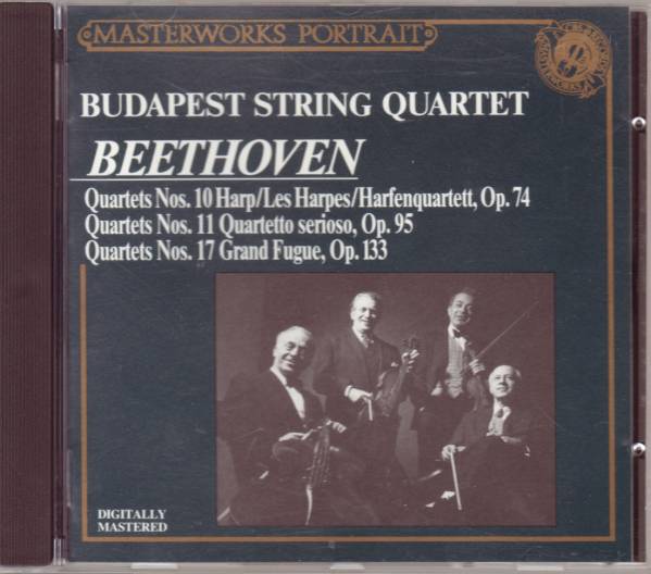 ベートーヴェン 弦楽四重奏曲第10番etc ブダペストSQ【CBS】拍卖
