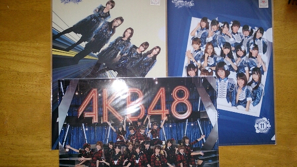 AKB48クリアファイルA4サイズ3種セット☆TeamSURPRISE☆新品拍卖