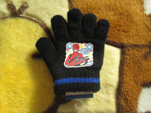 ◇新品!ゴーバスターズのびのび手袋黒◇拍卖