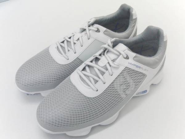 新品!FootJoy Hyper Flex ゴルフシューズ (White/Gray)拍卖