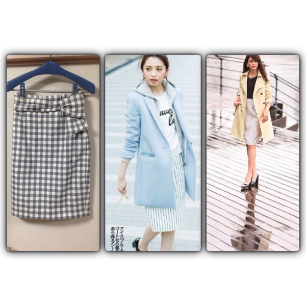 美品ジャスグリッティー サイドリボンタイトスカート拍卖