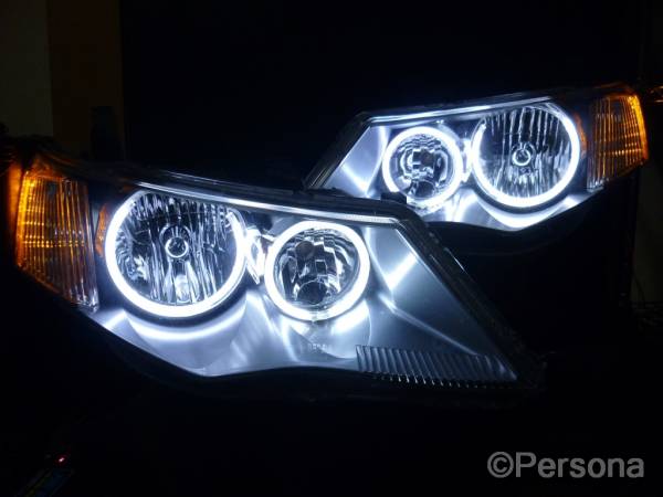 CW5W アウトランダー CCFLイカリング ホワイト ブルー レッド拍卖