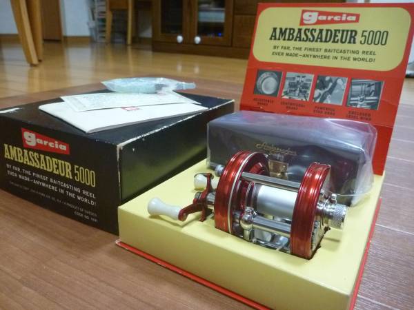 ★即決B!超稀少!オールド アブ アンバサダー No.5000 未使用美品! フットNo 240089★拍卖