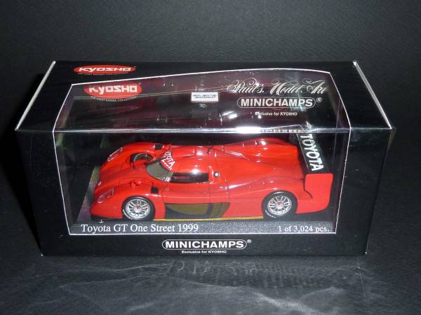 1/43 TOYOTA GT One Street 1999 MINICHAMPS ミニチャンプス ル・マン24時間 耐久レース ル・マン24H拍卖