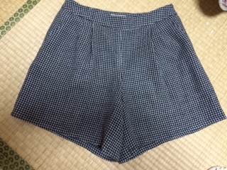 新品★ショートパンツ 千鳥格子拍卖