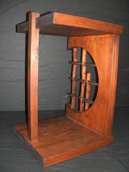 天然秋田杉拭き漆四畳半スツール拍卖