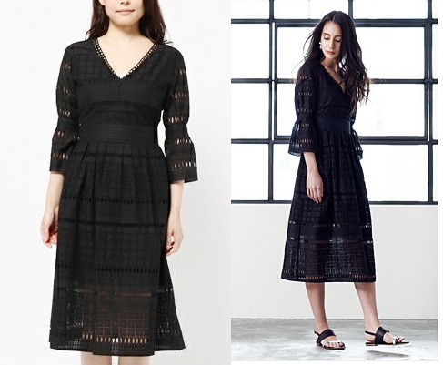 完売新品エストネーション大草直子ワンピースドゥーズィエム黒拍卖