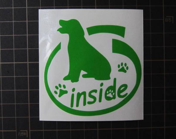 DOG IN CAR(犬が乗ってます)ステッカー ラブラドール   01拍卖