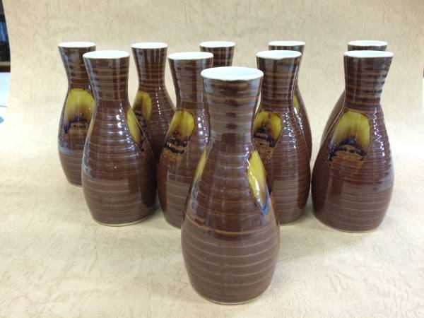 10本1組【即決】8組80本迄可 120cc 茶横スジ 8勺 徳利 未使用品拍卖