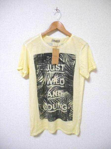 Bershka/ベルシュカ ヴィンテージ加工 Tシャツ/メンズ/XS☆新品拍卖