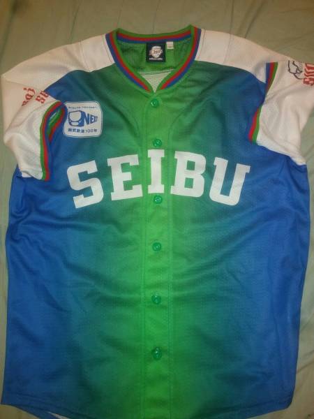 西武ライオンズ鉄道100周年記念ユニフォーム Sサイズ拍卖