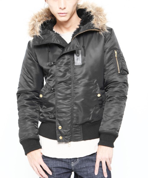 新品未使用VJJ2139サイズM【VANQUISH N-2B フライトジャケットVJJ2139】黒 N-3B ブラックミリタリージャケットMA1M-65アウター拍卖