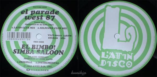 DJ Koo/Nobu Saito El parade / El bimbo! Avex D.D. 1997 house拍卖