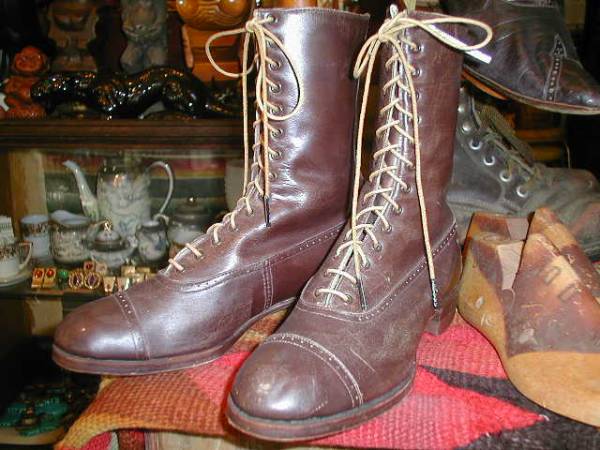 入手困難★10's~20's デッドストック アメリカアンティーク ブーツUSA/アメカジブロカント蚤の市ヨーロッパアールヌーヴォー古着拍卖