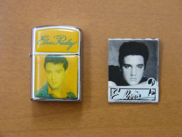 Elvis Presley ライター+マッチ拍卖