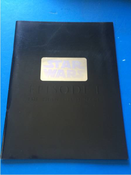 映画パンフ スター・ウォーズ エピソード1 ファントム・メナス拍卖