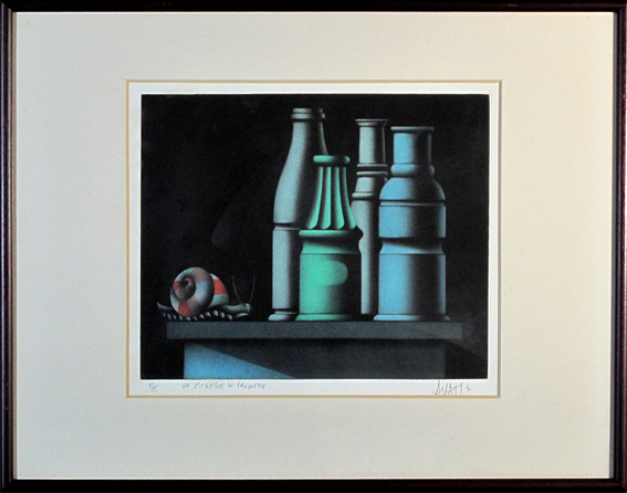 アバチ(かたつむりと瓶)メゾチント 真性保証 Acre拍卖