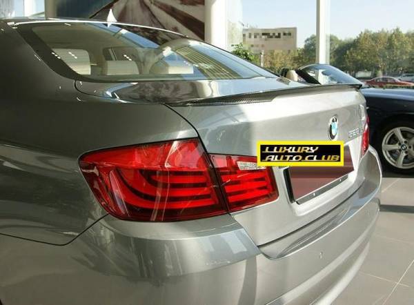 BMW 5シリーズ F10 カーボンリアスポイラー Mスポ-ツ トランクスポイラー リアルカ-ボン 綾織り エアロ拍卖