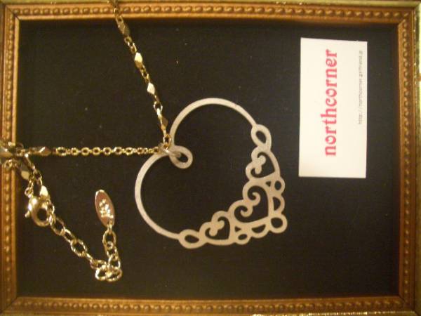 即決☆値下げ!!northcorner定価5775円ゴールドチェーンハートネックレス♪拍卖