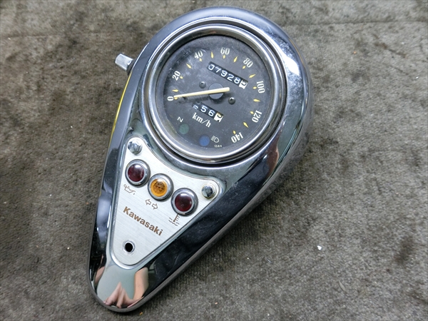 カワサキ バルカン 400 VN400A 純正 メーター スピード 7928k拍卖