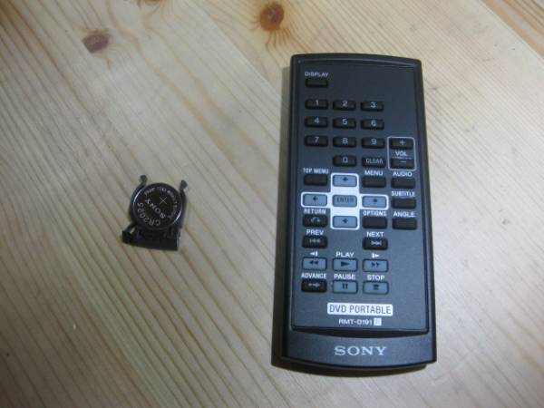 f43 SONY ポータブルDVD用 リモコン RMT-D191拍卖