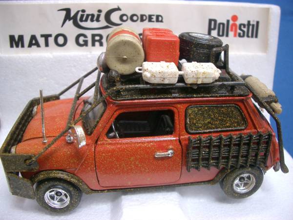 当時物 Polistil Mini COOPER MATO GROSSO / ミニ・クーパーラリーカー 未使用品拍卖