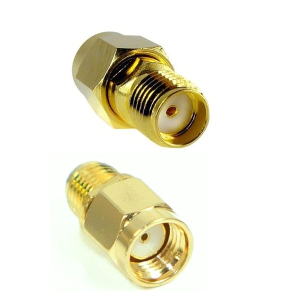 【即決 送料無料 匿名配送】Premiertek SMAJ-RPSMAP変換アダプター【2個セット】両端センターはピンのないメス拍卖