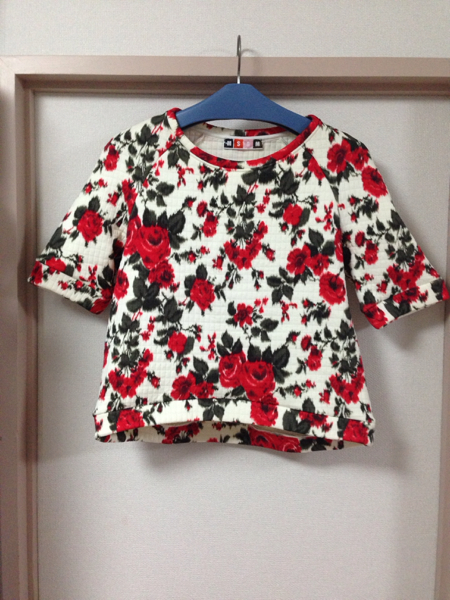 美品MSGM エムエスジーエム キルティング花柄半袖カットソー拍卖