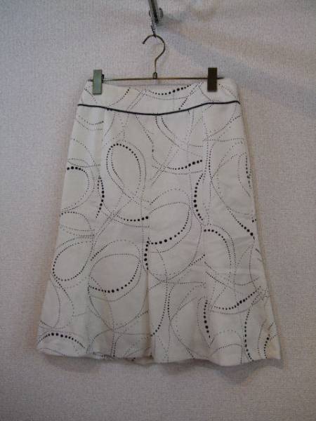 INDIVIドット膝丈スカート(USED)10614②)拍卖