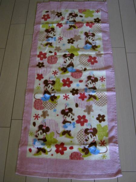 7.【新品】ディズニーミニー フェイスタオル拍卖