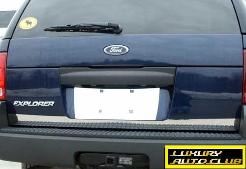 フォード エクスプローラー クロームリアデッキトリム メッキ 外装カスタム トリム カバ-高品質 専用設計 鏡面 米国製拍卖