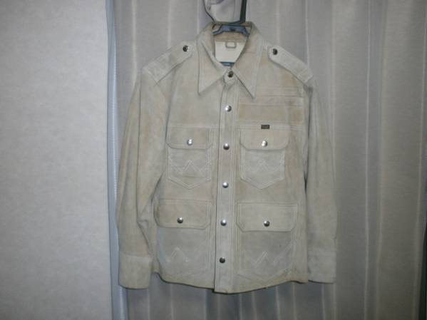 激レア ラングラー レザー スェード ランチコート L ベージュ拍卖