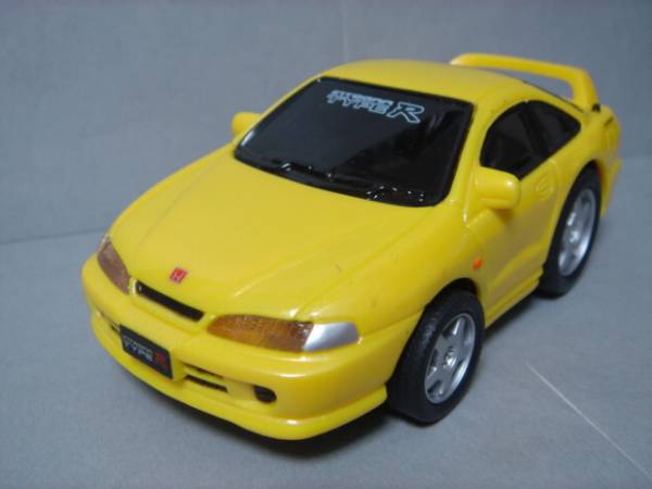 プルバックカー/ドライブタウン★インテグラ TYPE R (黄)ホンダ拍卖