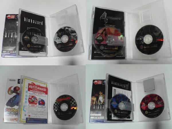 GCソフト5本セット(バイオハザード1,4、マリオカート)拍卖