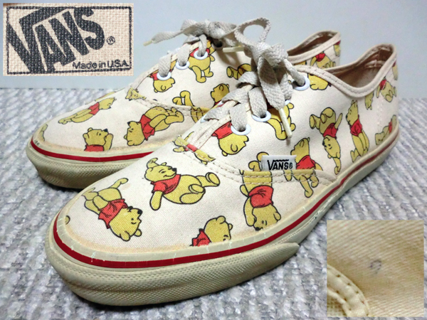 ♪米国製 Made in USA VANS AUTHENTIC Pooh バンズ オーセンティック♪拍卖